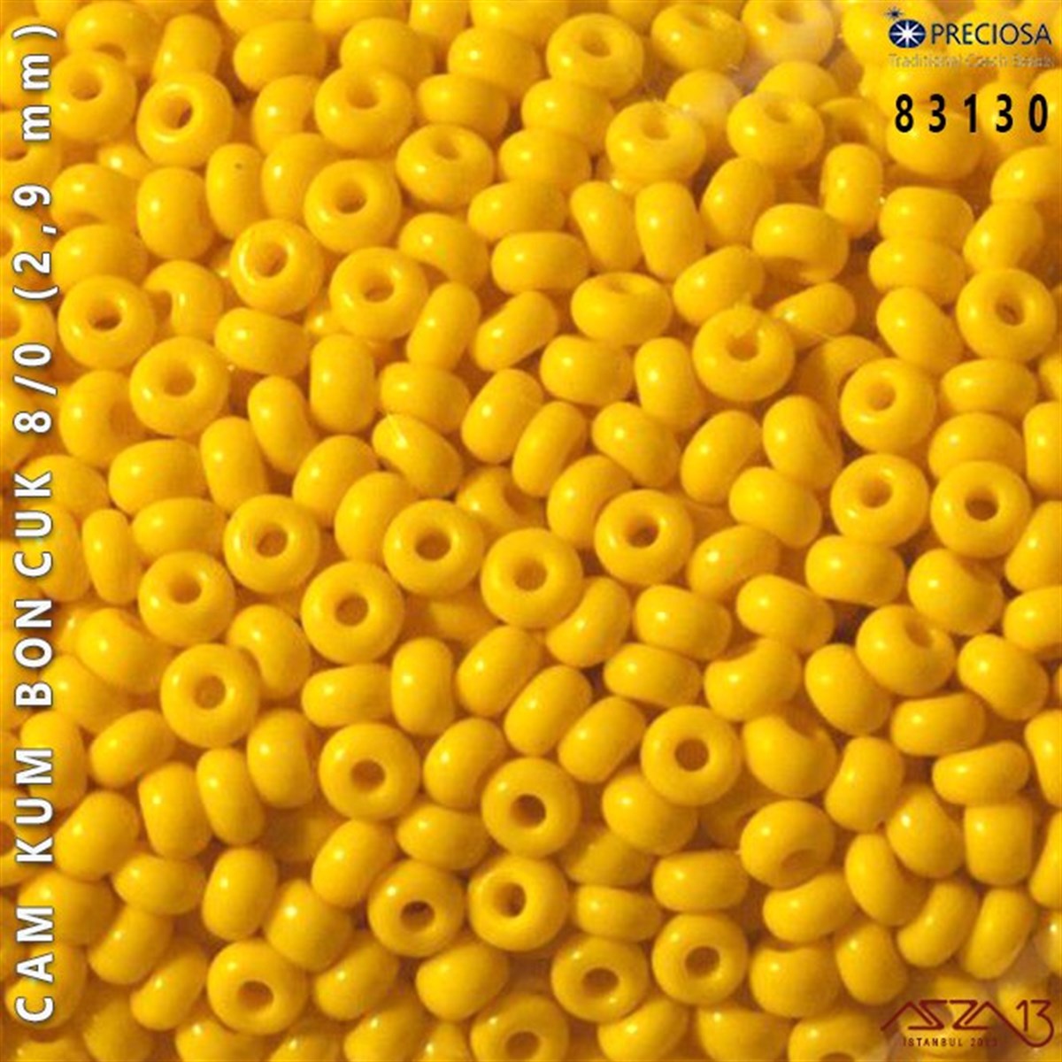 Cam Kum Boncuk 8/0 NumaraBONCUK ve TAŞPreciosa83130 Cam Kum Boncuk 8/0 (2,9 mm) 13 gr