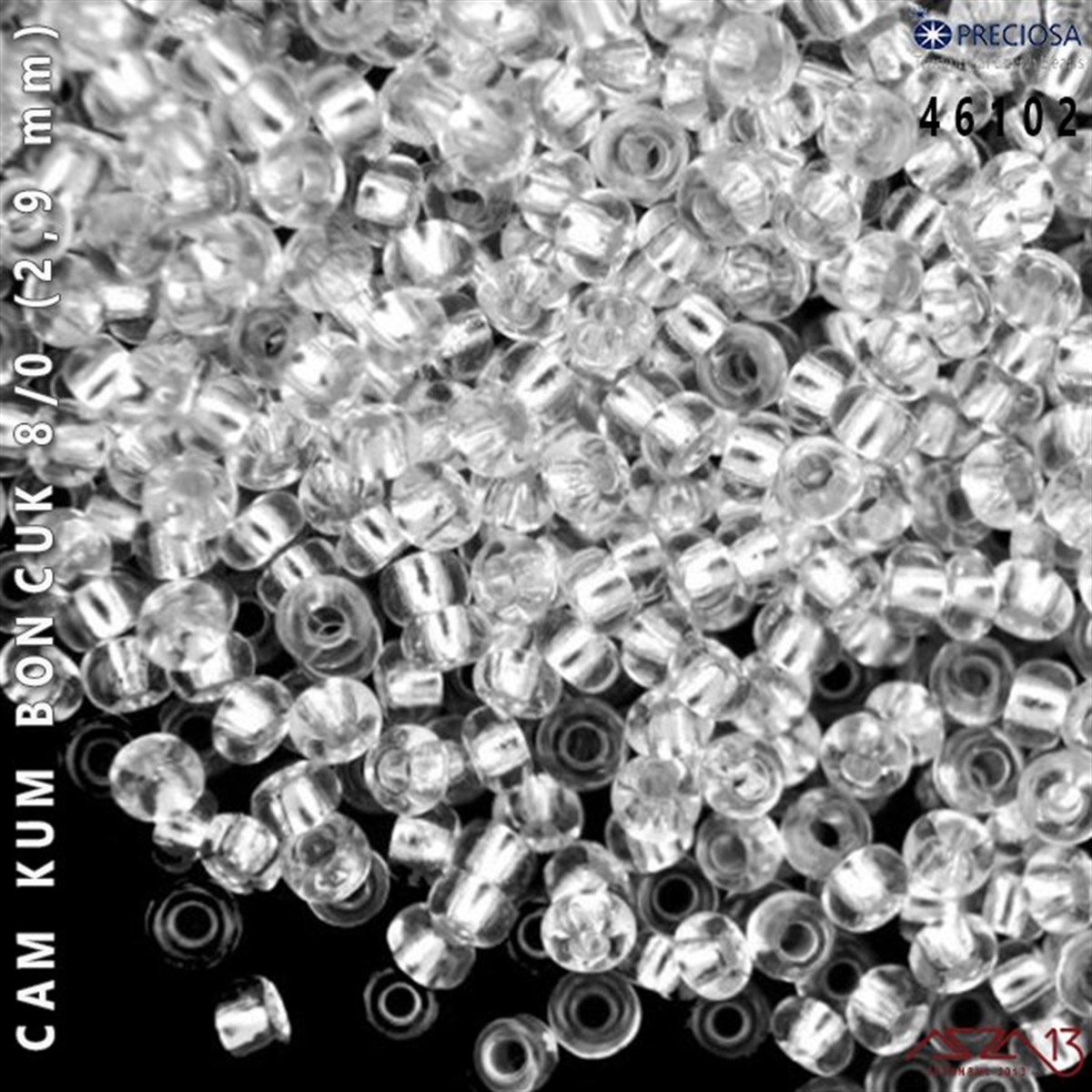 Cam Kum Boncuk 8/0 NumaraBONCUK ve TAŞPreciosa78102 Cam Kum Boncuk 8/0 (2,9 mm) 13 gr