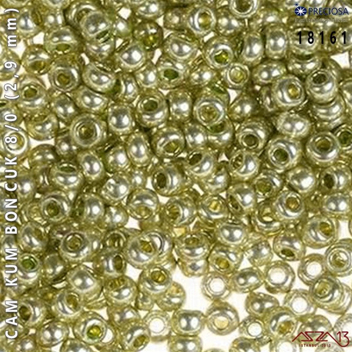 Cam Kum Boncuk 8/0 NumaraBONCUK ve TAŞPreciosa18161 Cam Kum Boncuk 8/0 (2,9 mm) 13 gr