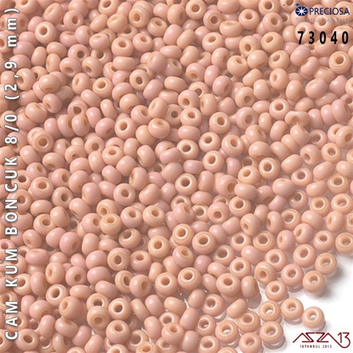 Cam Kum Boncuk 8/0 NumaraBONCUK ve TAŞPreciosa73040 Cam Kum Boncuk 8/0 (2,9 mm) 13 gr