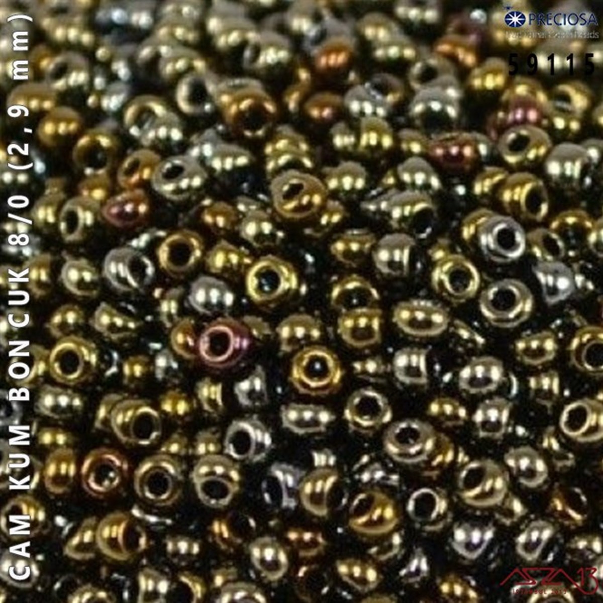 Cam Kum Boncuk 8/0 NumaraBONCUK ve TAŞPreciosa59115 Cam Kum Boncuk 8/0 (2,9 mm) 13 gr