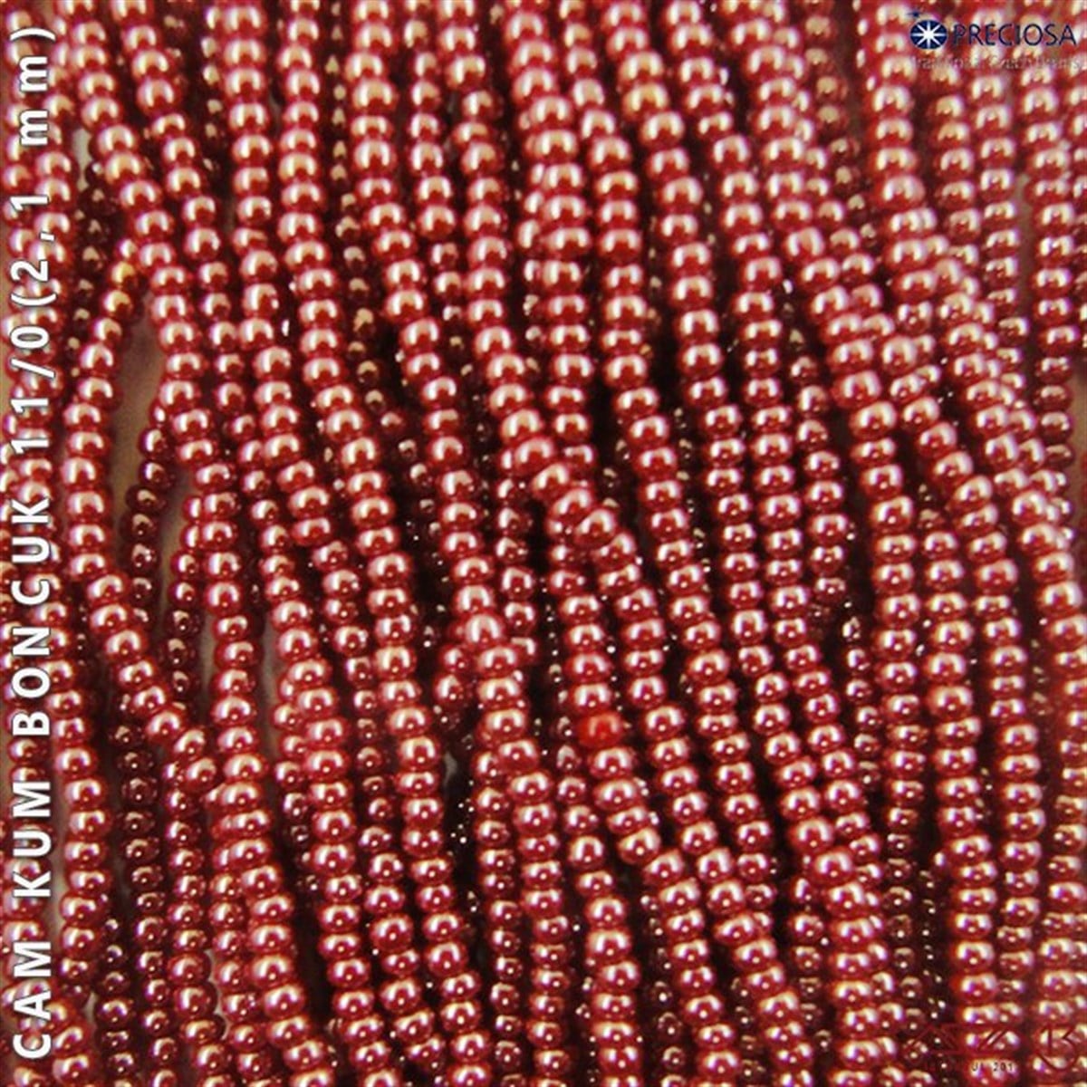 Cam Kum BoncukBONCUK ve TAŞPreciosaİncili Gülkurusu Cam Kum Boncuk 11/0 (2,1 mm) 40 gr