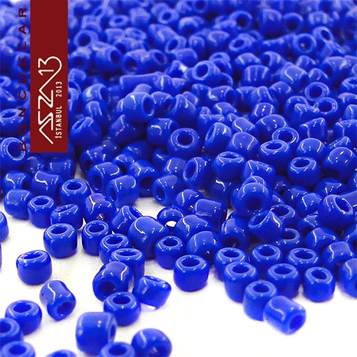 Cam Kum BoncukBONCUK ve TAŞPreciosaKobalt Mavi Cam Kum Boncuk (13/0 - 1,7 mm) 20 gr