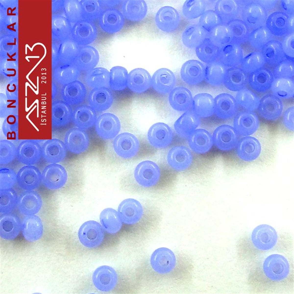 Cam Kum BoncukBONCUK ve TAŞPreciosaMavi Cam Kum Boncuk (13/0 - 1,7 mm) 20 gr