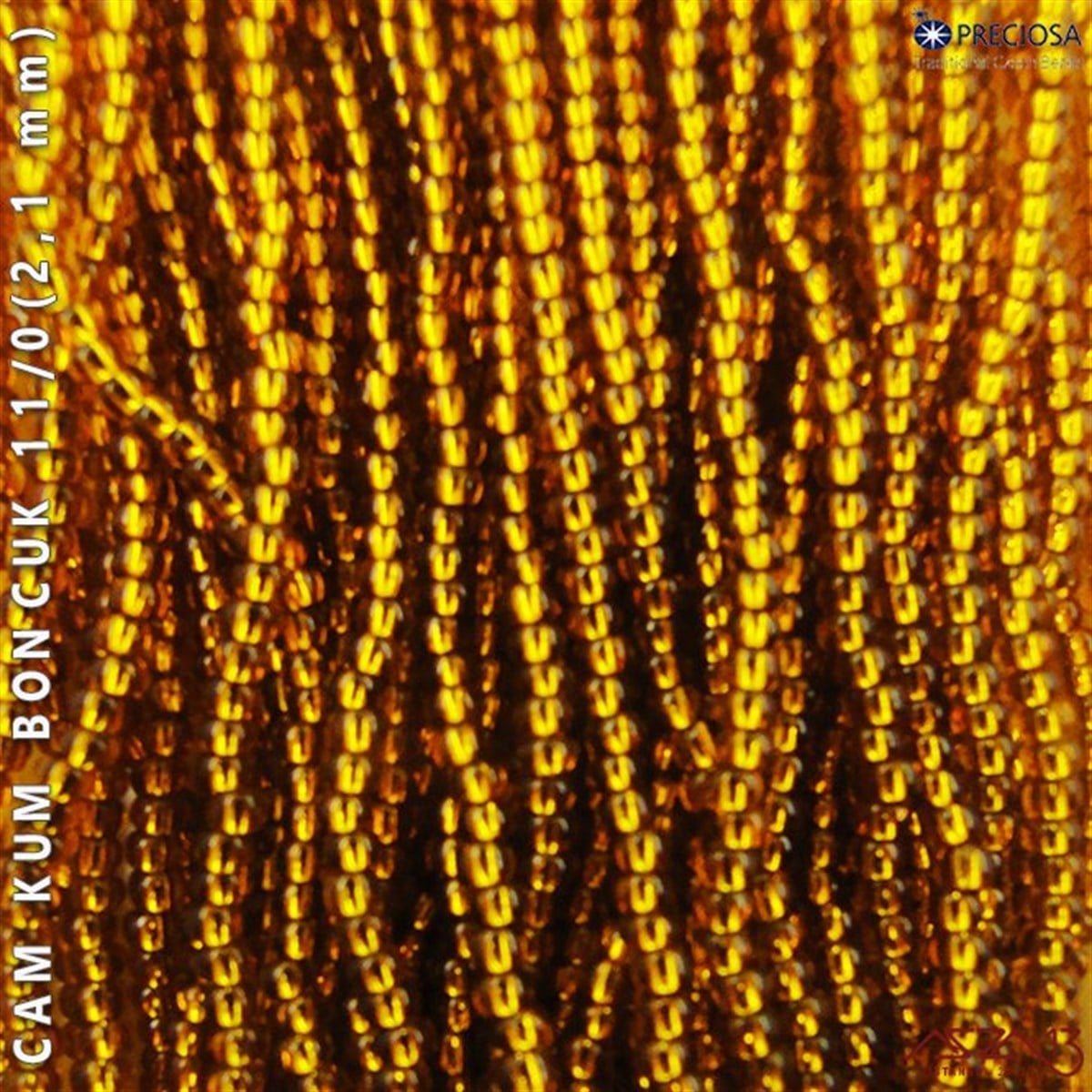 Cam Kum BoncukBONCUK ve TAŞPreciosaMetalik Bronz Cam Kum Boncuk 11/0 (2,1 mm) 40 gr