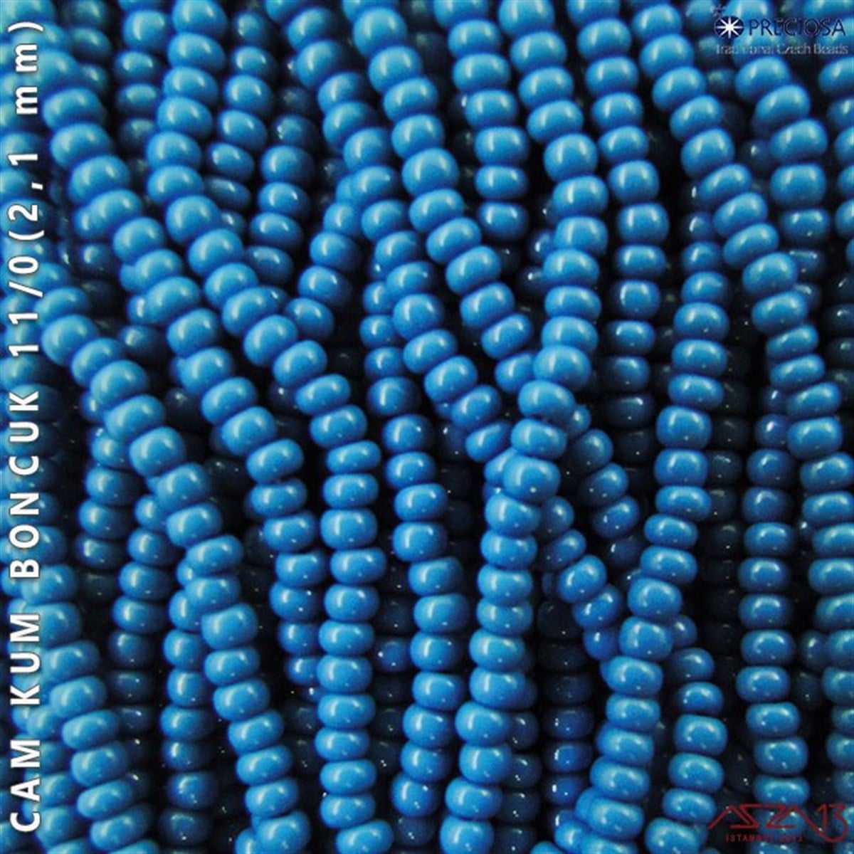 Cam Kum BoncukBONCUK ve TAŞPreciosaPetrol Mavisi Cam Kum Boncuk 11/0 (2,1 mm) 40 gr