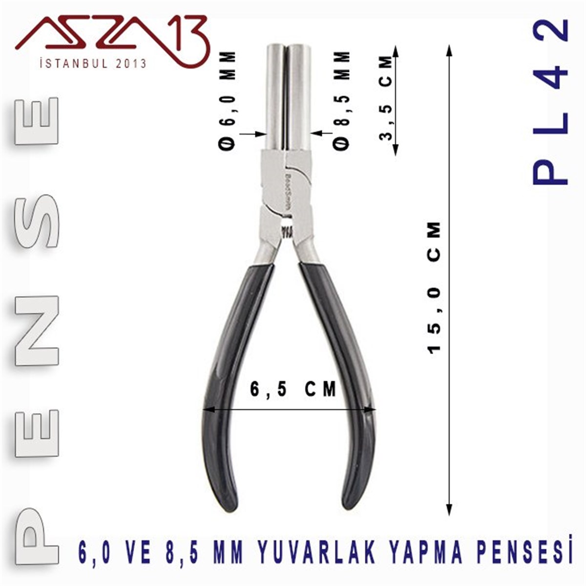 Çember Yapma PensesiALET, ARAÇ ve GEREÇBeadSmith6 mm ve 8,5 mm Çember Yapma Pensesi