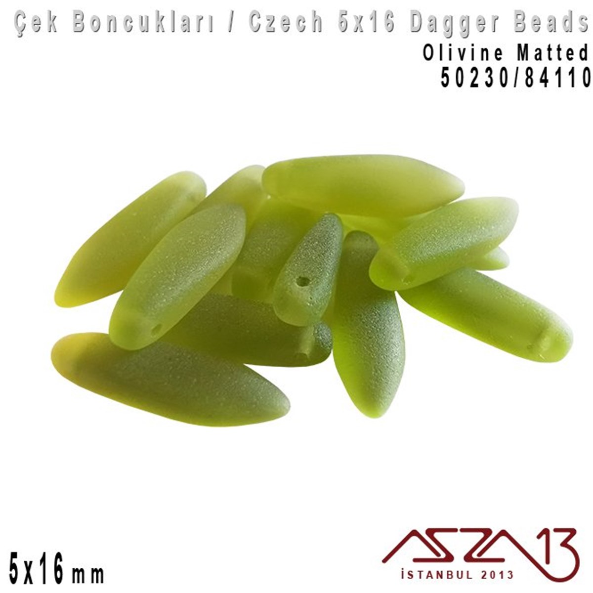 Dagger BoncukÇek BoncuklarıMarkasızDagger Boncuk - 5x16 mm - 50230*84110 / 12 Adet