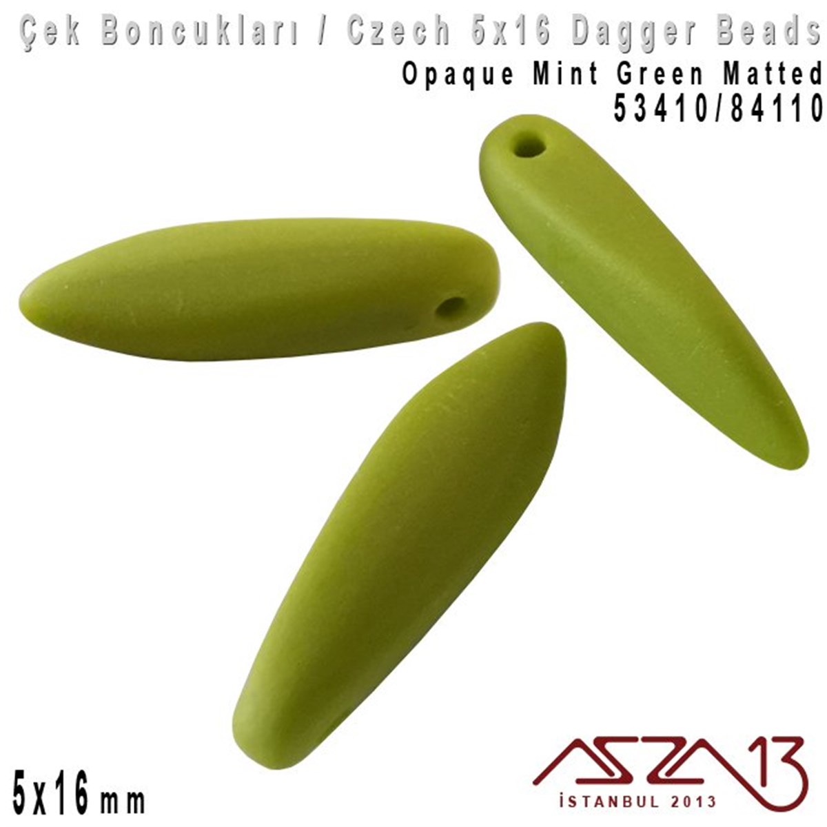 Dagger BoncukÇek BoncuklarıMarkasızDagger Boncuk - 5x16 mm - 53410*84110 / 12 Adet