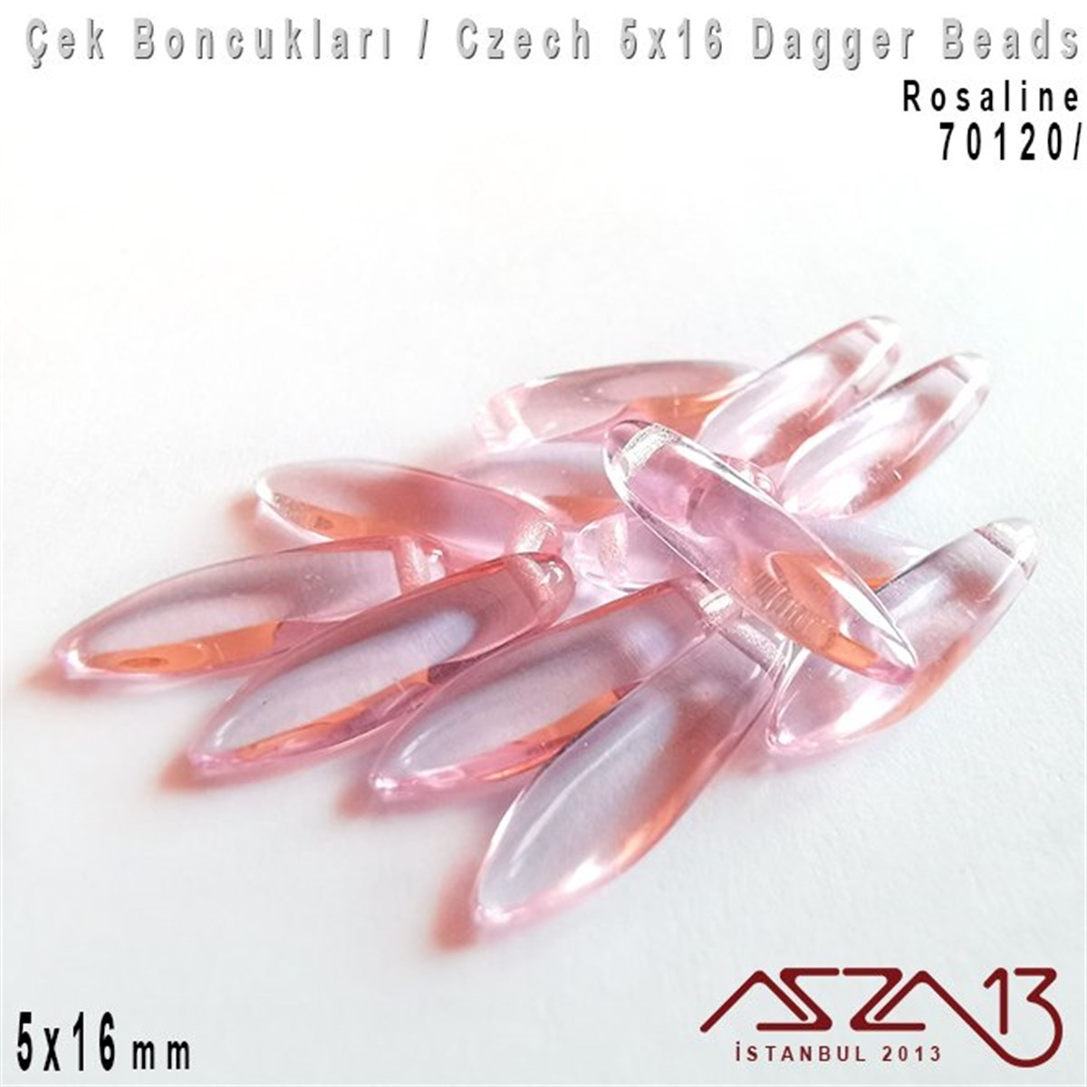 Dagger BoncukÇek BoncuklarıMarkasızDagger Boncuk - 5x16 mm - 70120* / 12 Adet