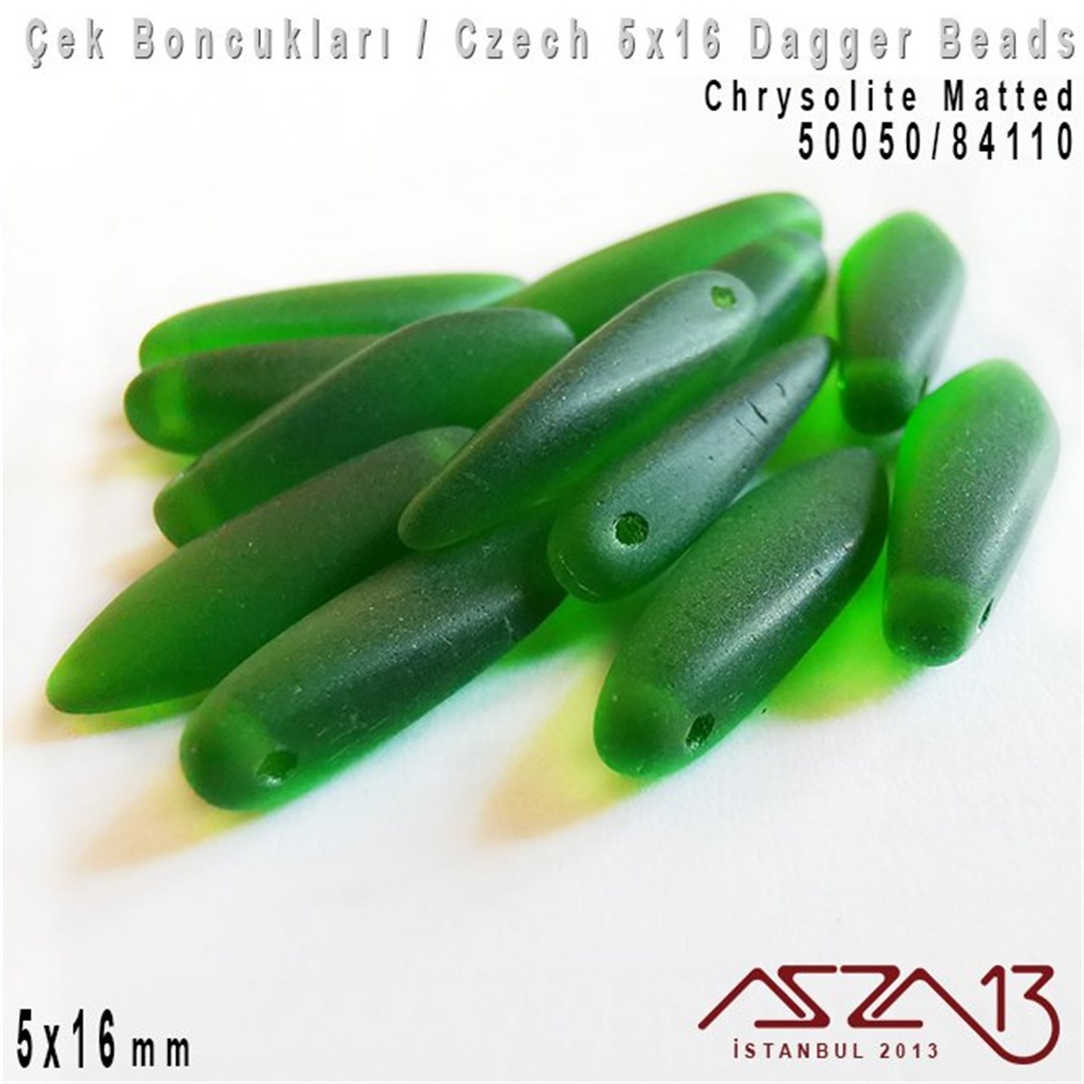 Dagger BoncukÇek BoncuklarıMarkasızDagger Boncuk - 5x16 mm - 50050*84110 / 12 Adet