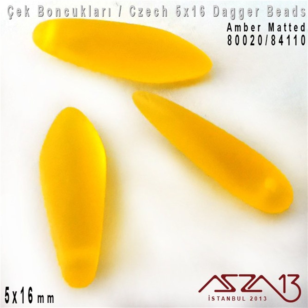 Dagger BoncukÇek BoncuklarıMarkasızDagger Boncuk - 5x16 mm - 80020*84110 / 12 Adet