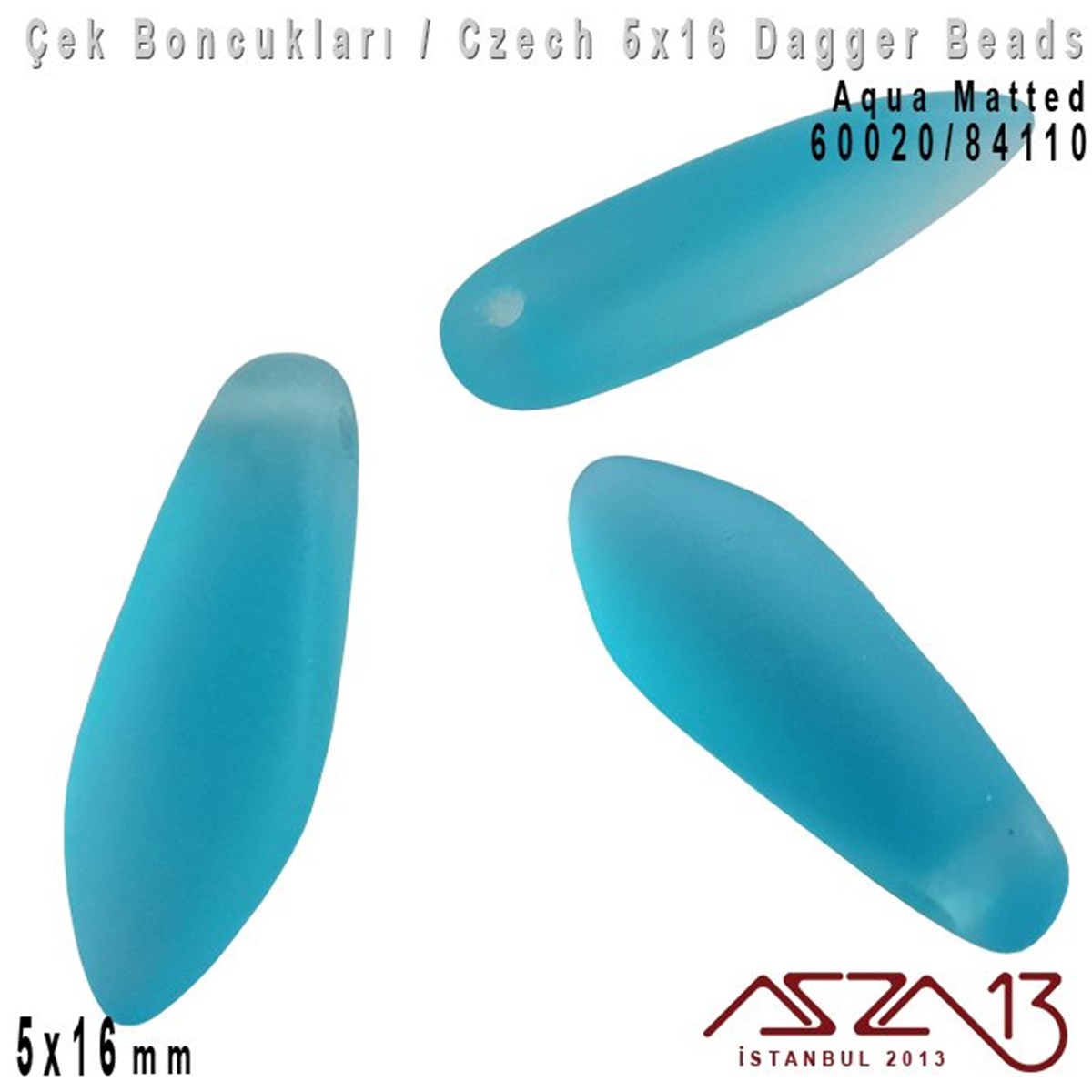 Dagger BoncukÇek BoncuklarıMarkasızDagger Boncuk - 5x16 mm - 60020*84110 / 12 Adet