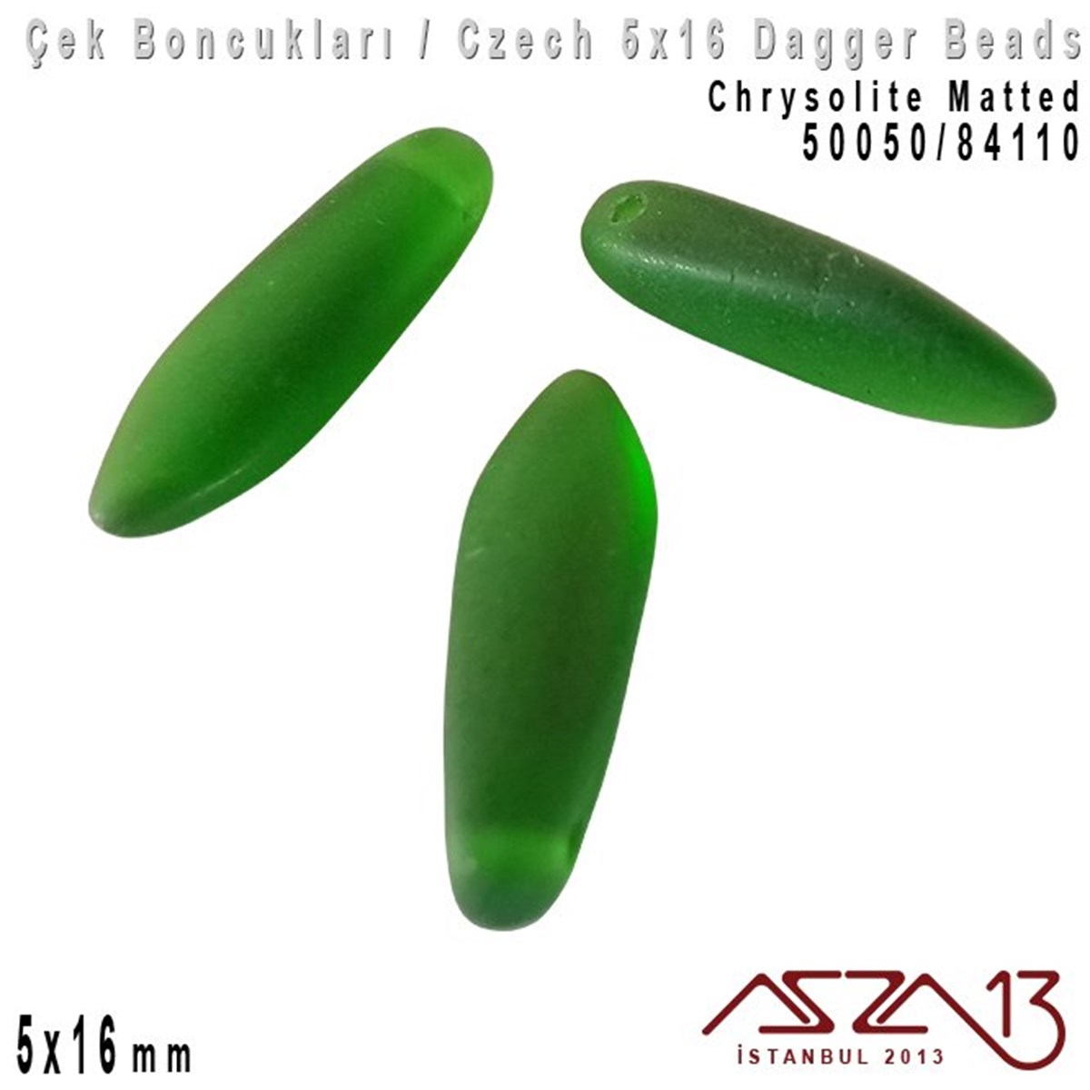 Dagger BoncukÇek BoncuklarıMarkasızDagger Boncuk - 5x16 mm - 50050*84110 / 12 Adet