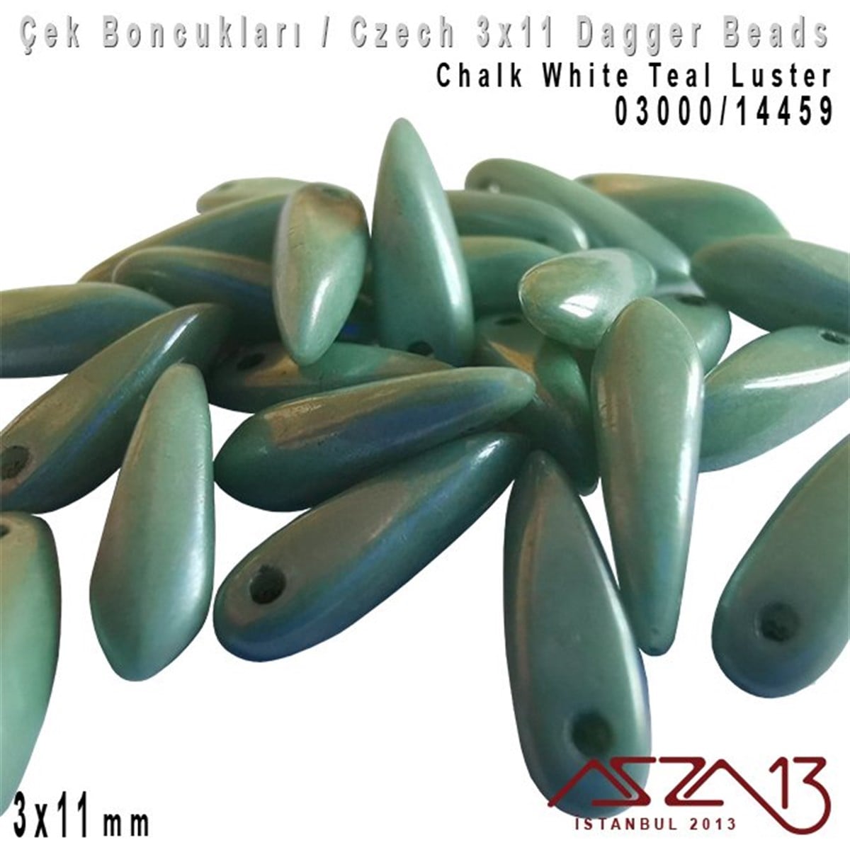 Dagger BoncukÇek BoncuklarıMarkasızDagger Boncuk - 3x11 mm - 03000*14459 / 24 Adet
