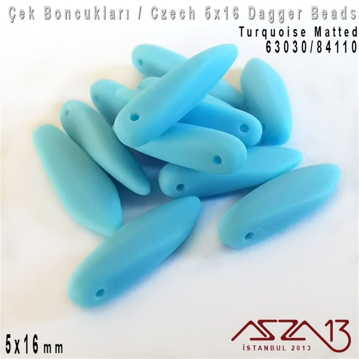 Dagger BoncukÇek BoncuklarıMarkasızDagger Boncuk - 5x16 mm - 63030*84110 / 12 Adet
