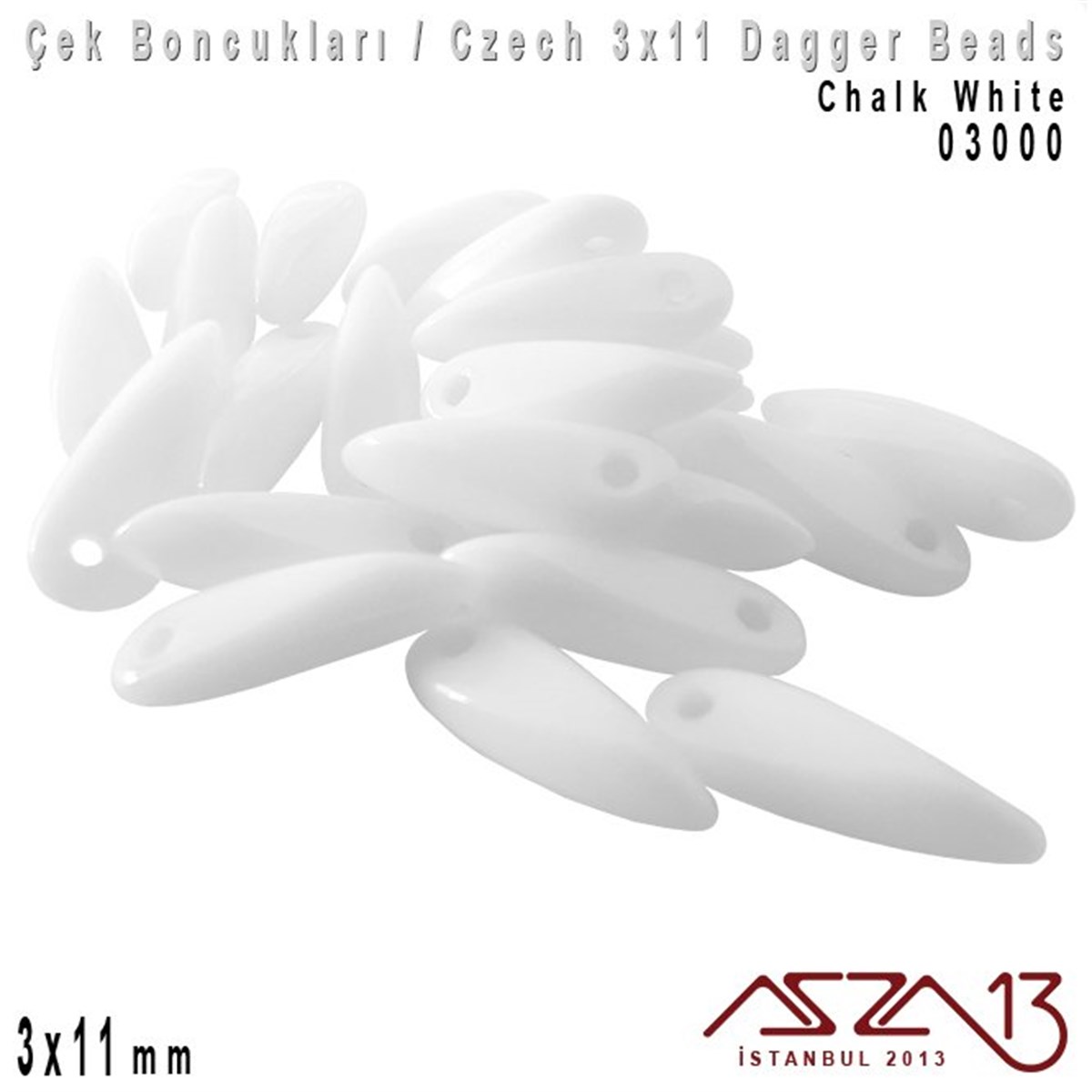 Dagger BoncukÇek BoncuklarıMarkasızDagger Boncuk - 3x11 mm - 03000* / 24 Adet