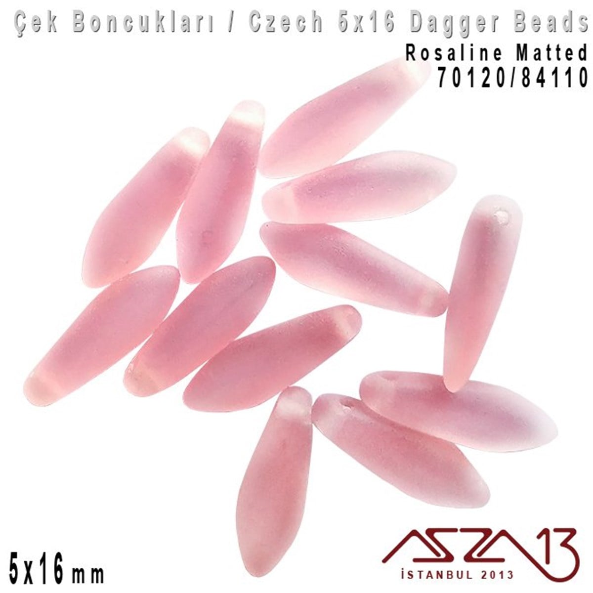 Dagger BoncukÇek BoncuklarıMarkasızDagger Boncuk - 5x16 mm - 70120*84110 / 12 Adet