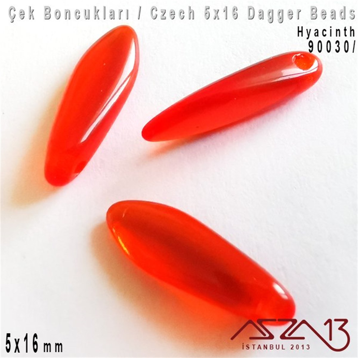 Dagger BoncukÇek BoncuklarıMarkasızDagger Boncuk - 5x16 mm - 90030* / 12 Adet