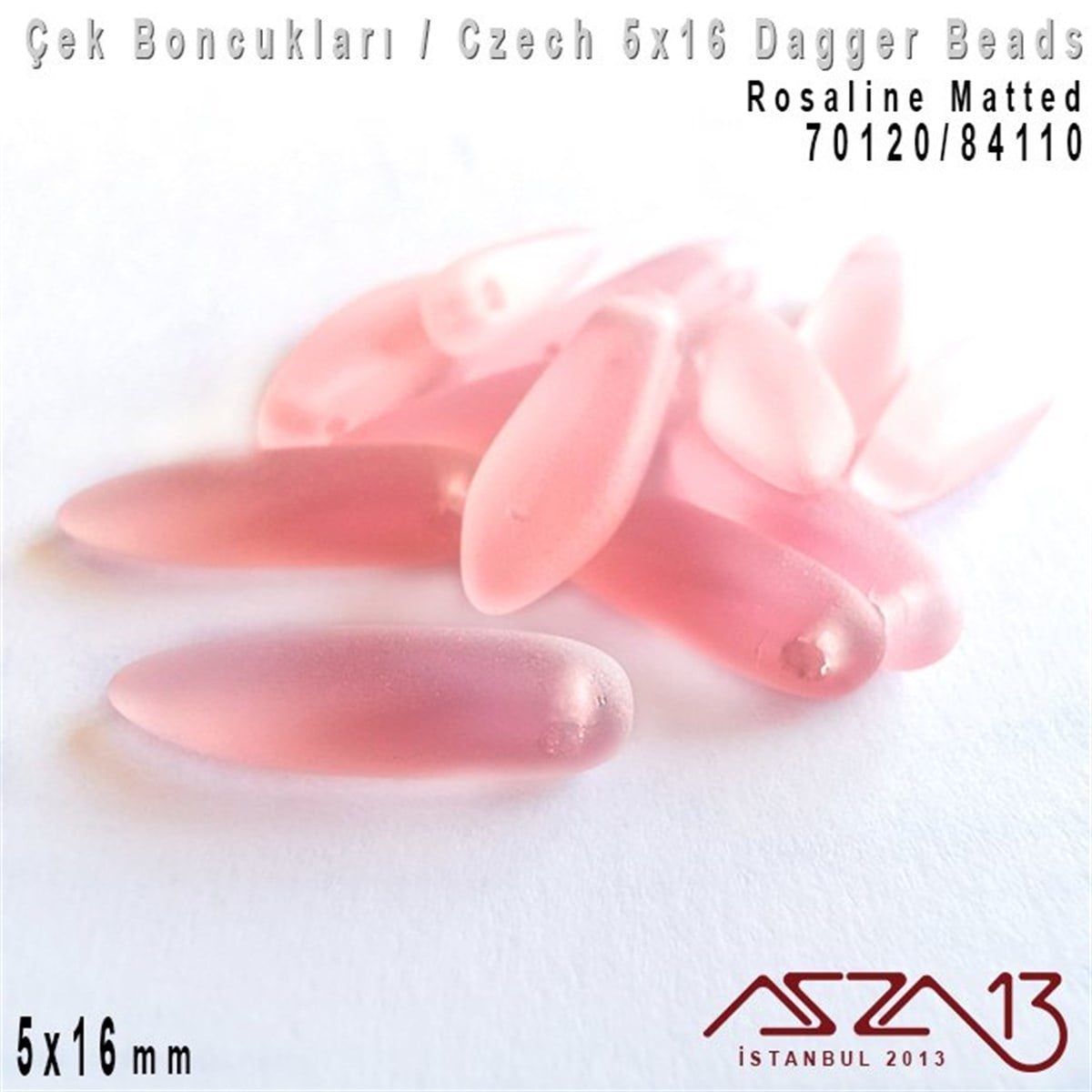 Dagger BoncukÇek BoncuklarıMarkasızDagger Boncuk - 5x16 mm - 70120*84110 / 12 Adet