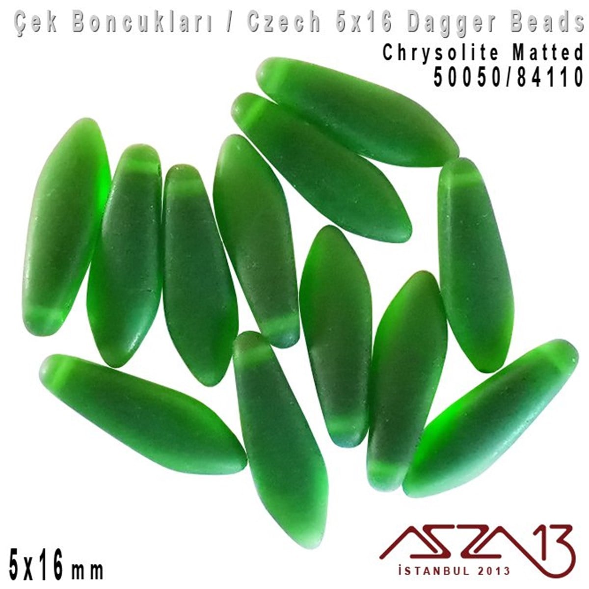 Dagger BoncukÇek BoncuklarıMarkasızDagger Boncuk - 5x16 mm - 50050*84110 / 12 Adet
