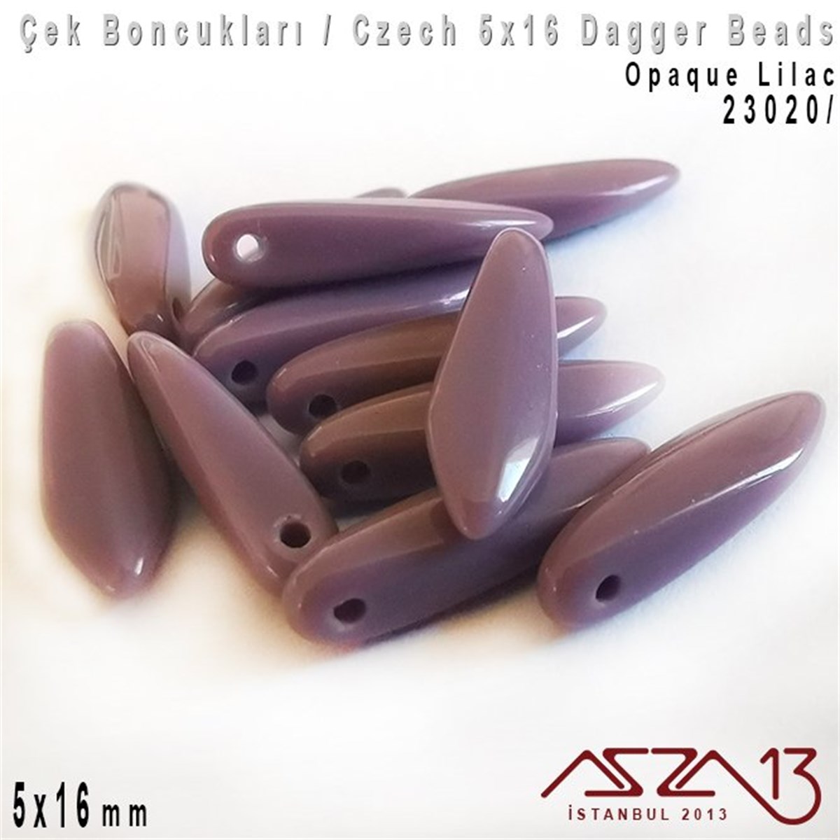 Dagger BoncukÇek BoncuklarıMarkasızDagger Boncuk - 5x16 mm - 23020* / 12 Adet