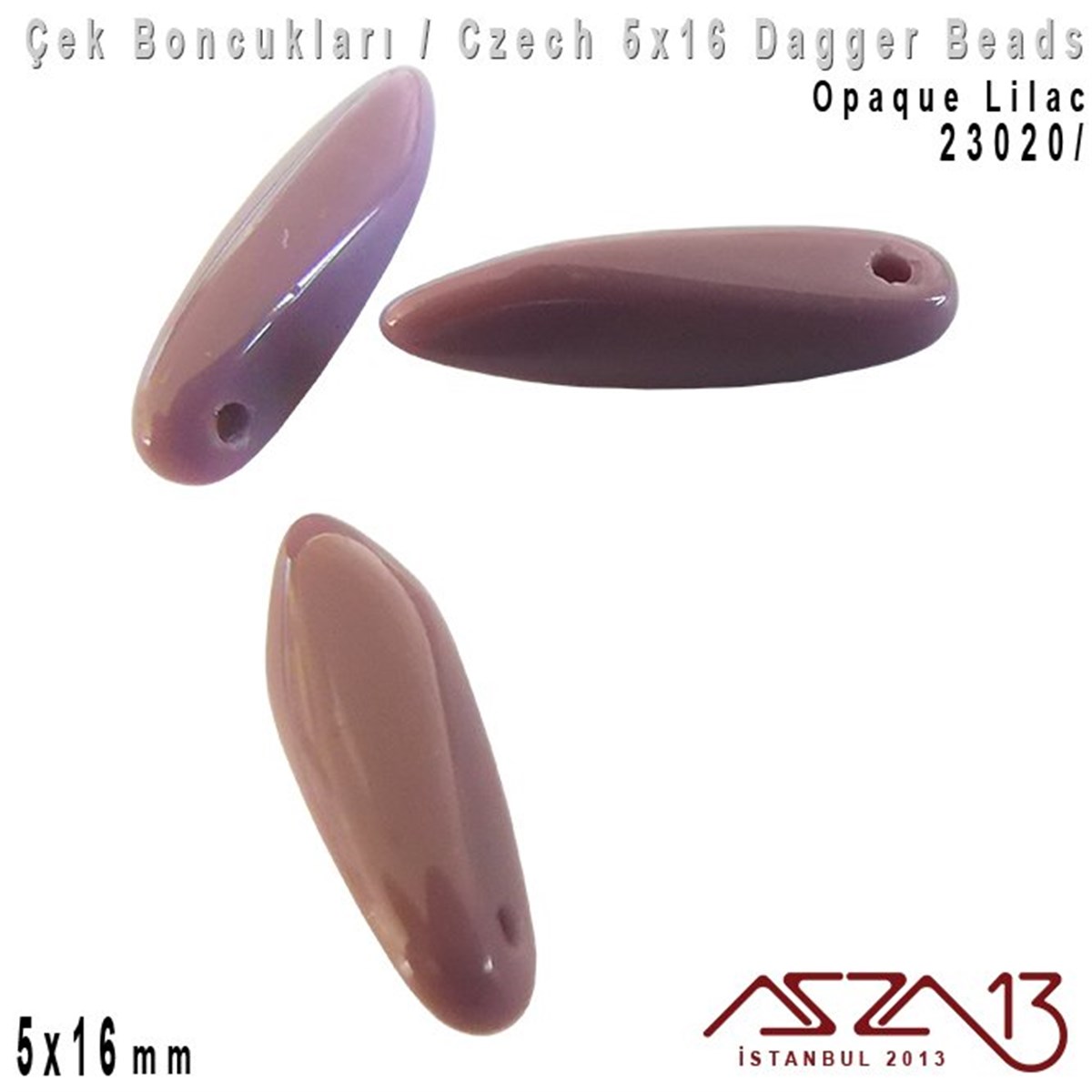 Dagger BoncukÇek BoncuklarıMarkasızDagger Boncuk - 5x16 mm - 23020* / 12 Adet