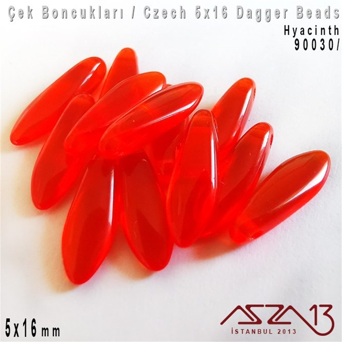 Dagger BoncukÇek BoncuklarıMarkasızDagger Boncuk - 5x16 mm - 90030* / 12 Adet