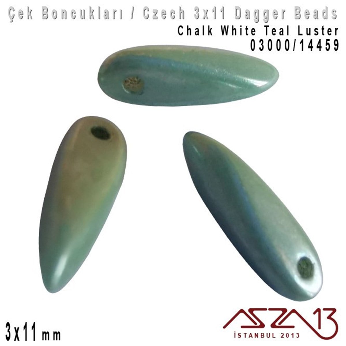 Dagger BoncukÇek BoncuklarıMarkasızDagger Boncuk - 3x11 mm - 03000*14459 / 24 Adet