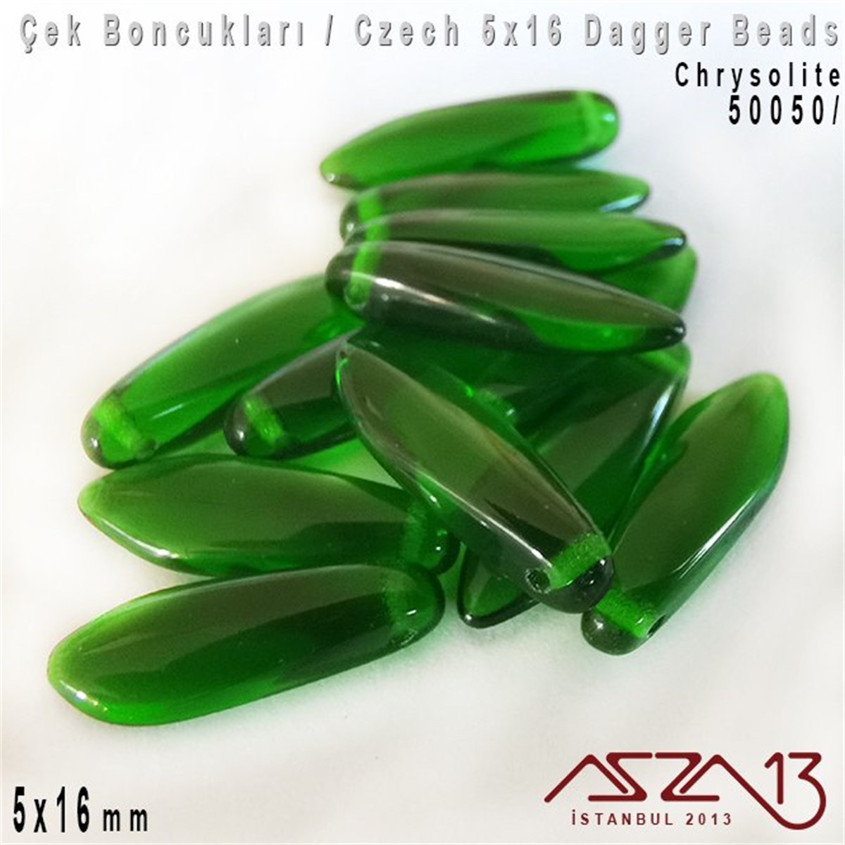 Dagger BoncukÇek BoncuklarıMarkasızDagger Boncuk - 5x16 mm - 50050* / 12 Adet