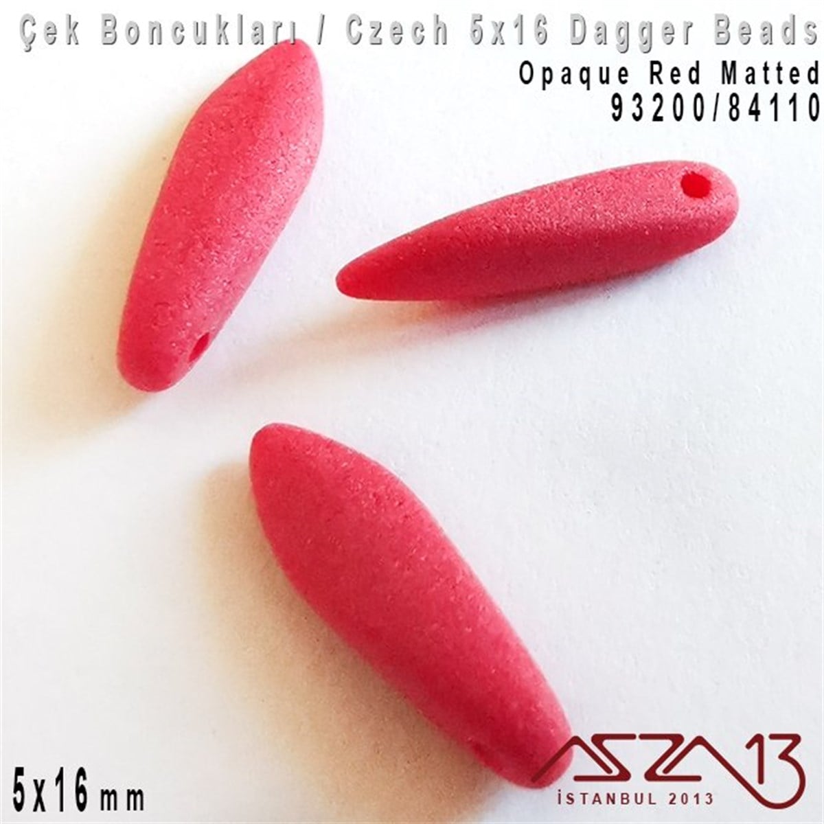 Dagger BoncukÇek BoncuklarıMarkasızDagger Boncuk - 5x16 mm - 93200*84110 / 12 Adet