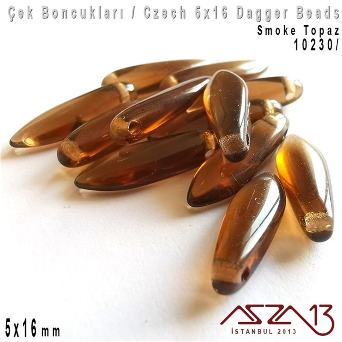 Dagger BoncukÇek BoncuklarıMarkasızDagger Boncuk - 5x16 mm - 10230* / 12 Adet