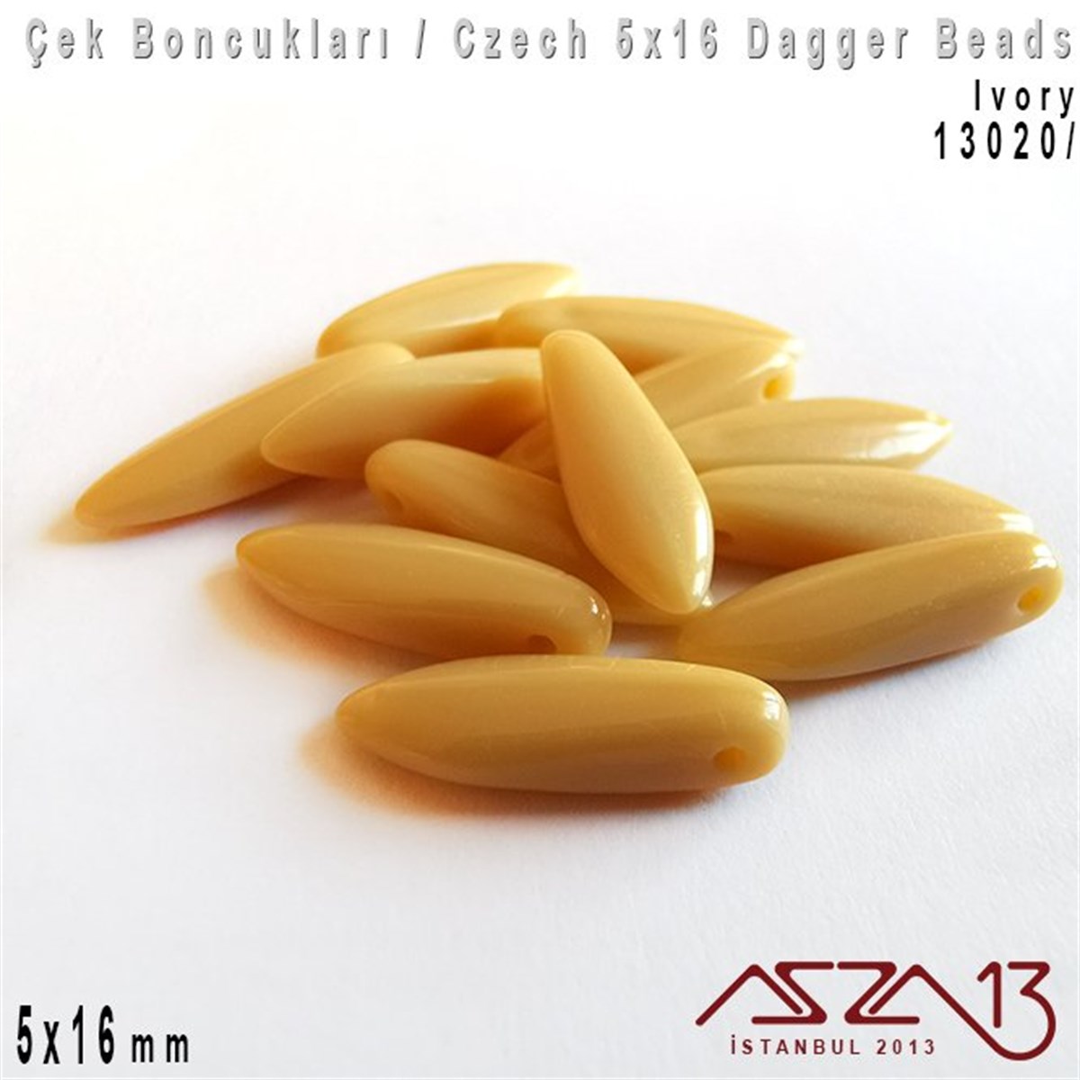 Dagger BoncukÇek BoncuklarıMarkasızDagger Boncuk - 5x16 mm - 13020* / 12 Adet