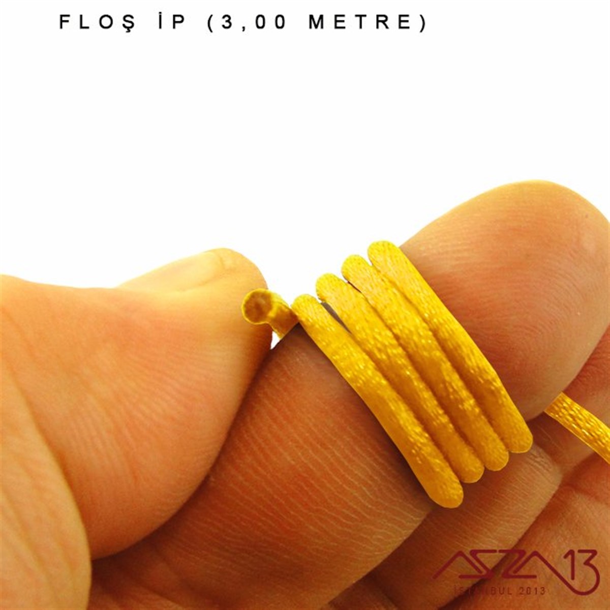 Floş İpler (Rattail Satin Cord)İp, Kordon, MisinaMarkasızBuğday Sarı - 2,00 mm - Floş İp / 3 Metre