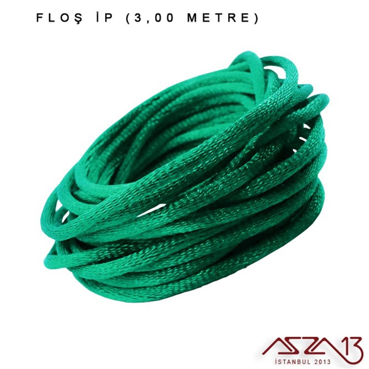 Floş İpler (Rattail Satin Cord)İp, Kordon, MisinaMarkasızÇağla Yeşil - 2,00 mm - Floş İp / 3 Metre