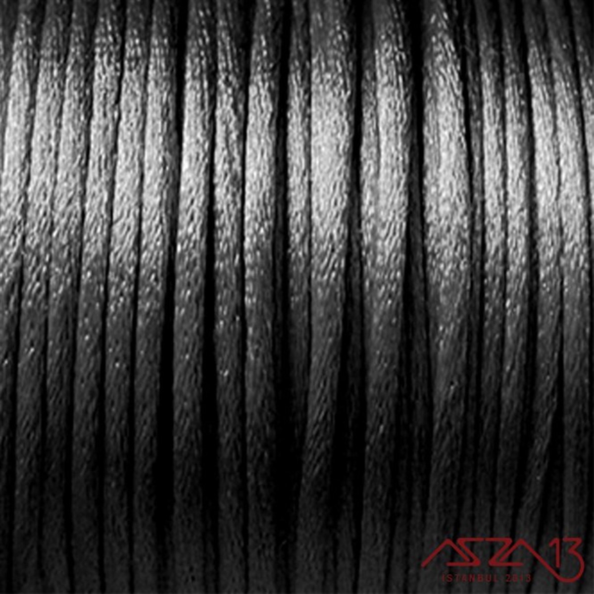 Floş İpler (Rattail Satin Cord)İp, Kordon, MisinaMarkasızSiyah 2,00 mm Floş İp - 100 m / 1 Masura