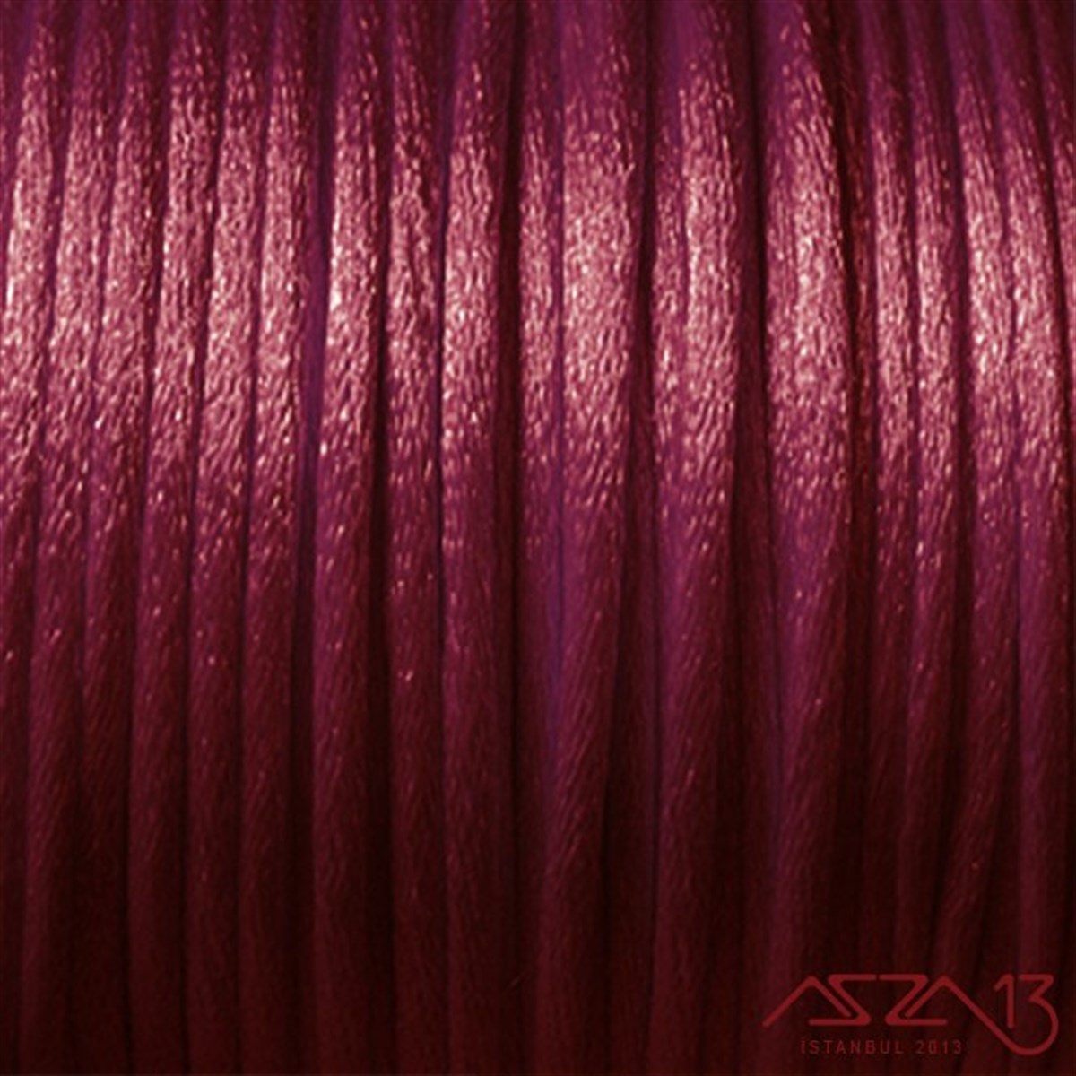 Floş İpler (Rattail Satin Cord)İp, Kordon, MisinaMarkasızBordo 2,00 mm Floş İp - 100 m / 1 Masura