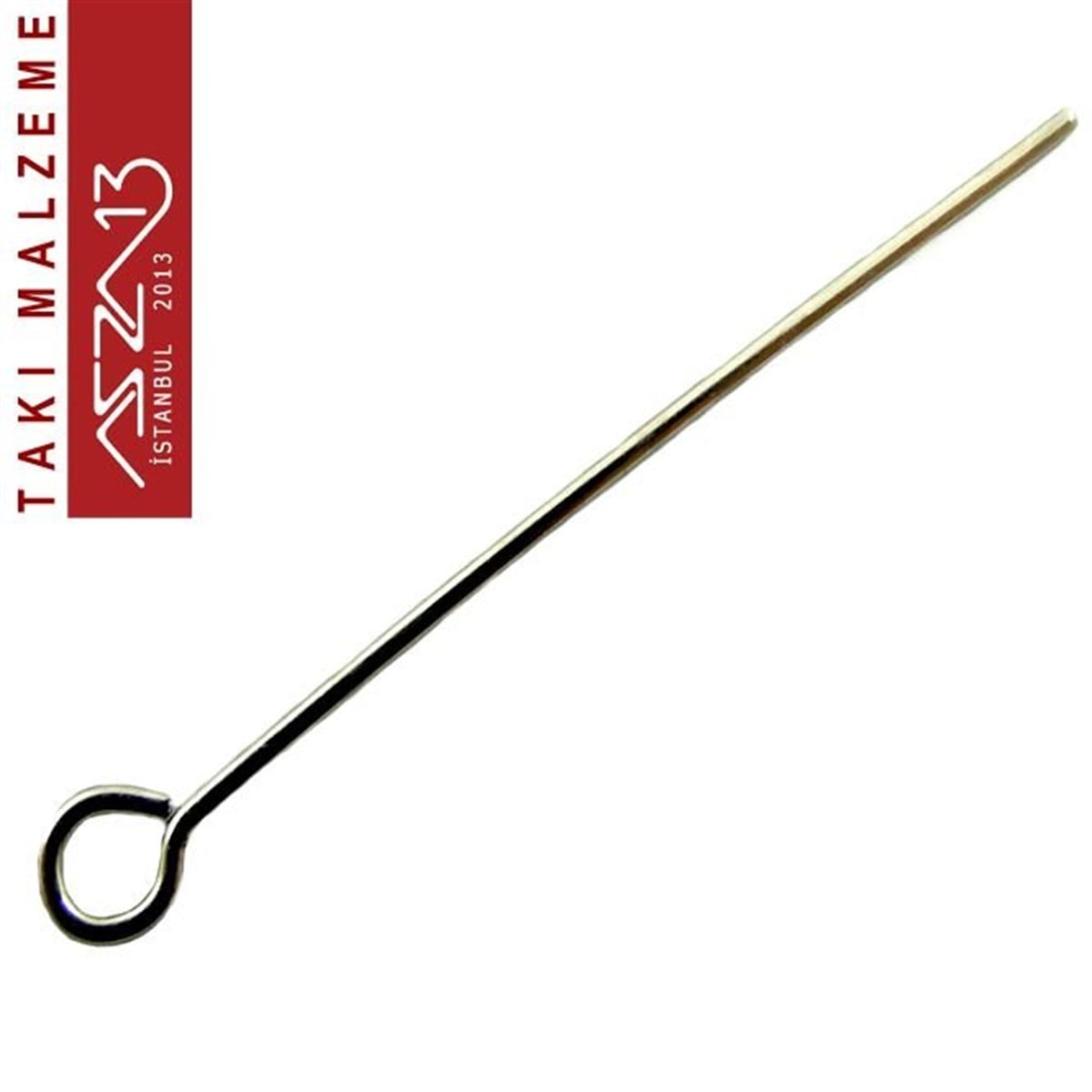 Halkalar, İğneler, Kapamalar, Bitirmeler, KapsüllerTAKI MALZEMEMarkasızNikel Kaplamalı 35 mm Halkabaş İğne / Paket İçeriği 50 Adet