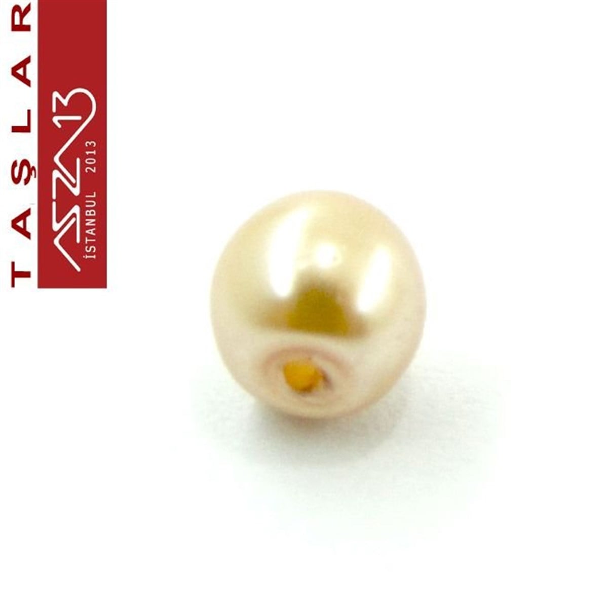 İNCİ BONCUKBONCUK ve TAŞMarkasız82 Adet 6 mm Altın Renk İnci Boncuk (25 gr)