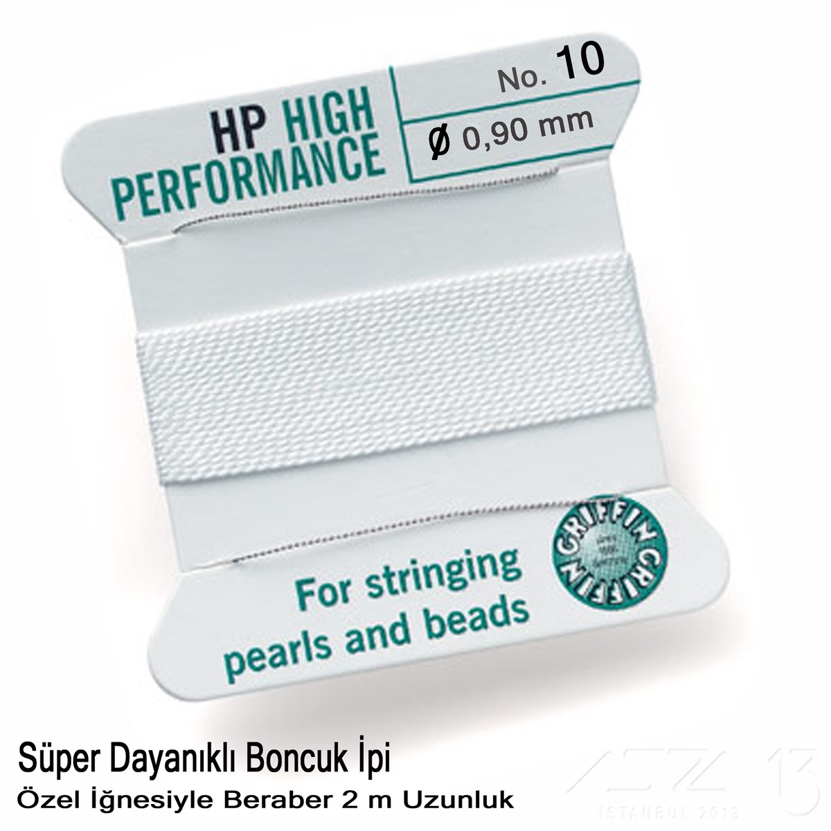 İp, Kordon, Misina / Performans İpleri / Super Dayanıklı, Kendinden İğneli İp N10Performans İpleriGriffin06.Tm.64.Pf.08İp - Super Dayanıklı, Kendinden İğneli - 0,90 mm - N10 - 2 Metre 