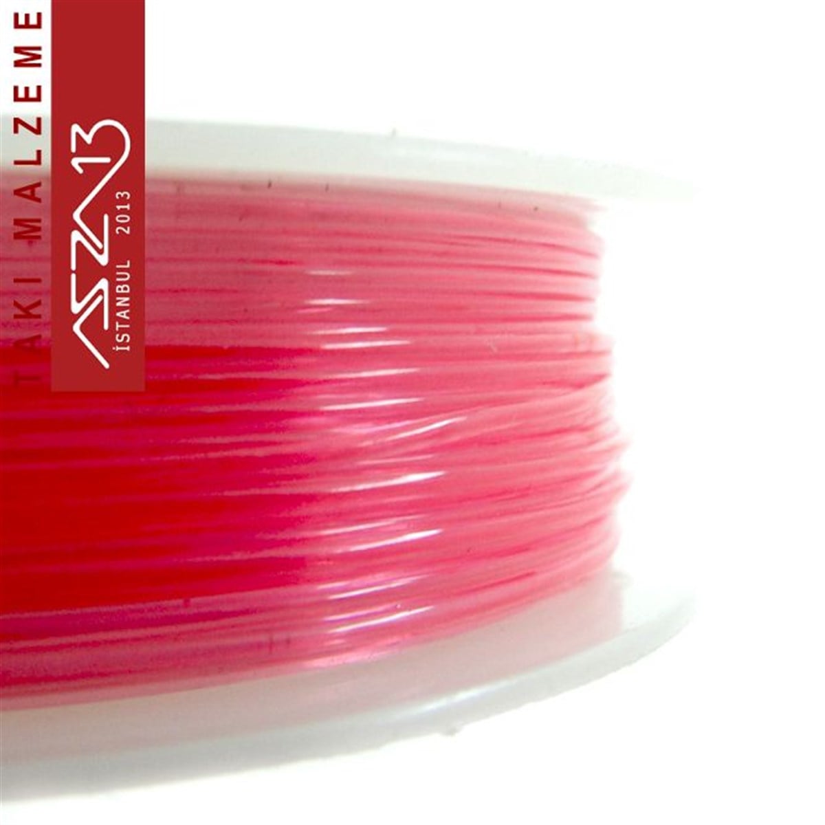 İpler, Kordonlar, Misinalarİp, Kordon, MisinaMarkasızEsnek Silikon 0,80 mm veya 1,00 mm Pembe Misina / Paket İçeriği 10 m