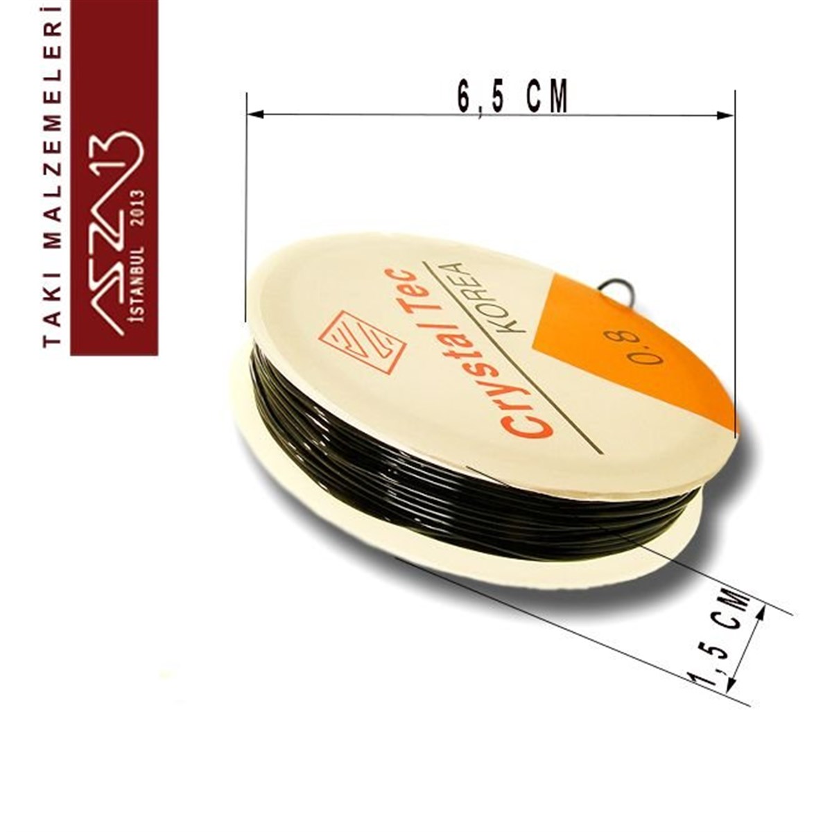 İpler, Kordonlar, Misinalarİp, Kordon, MisinaMarkasızEsnek Silikon 0,80 mm Siyah Misina / Paket İçeriği 10  m
