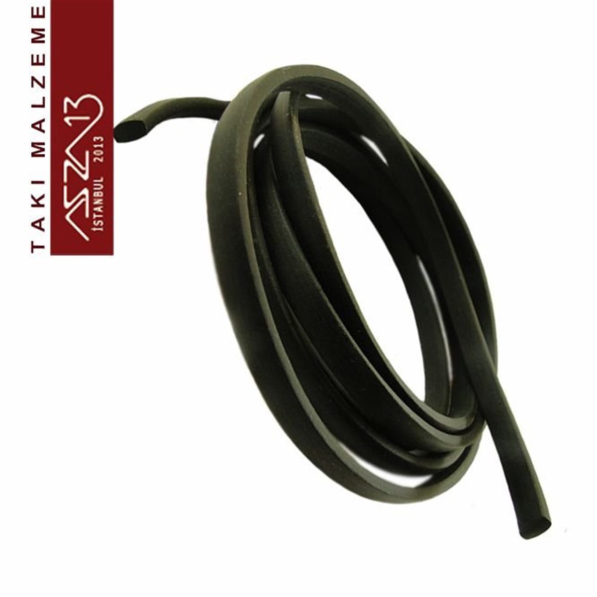 İpler, Kordonlar, MisinalarTAKI MALZEMEMarkasızSiyah 2,00x4,00 mm Kauçuk Esnek Kordon / Paket İçeriği 1 m