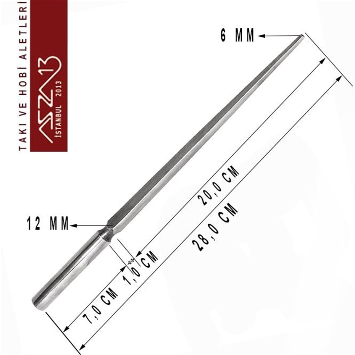 Kare Malafa (Bezel Mandrel)ALET, ARAÇ ve GEREÇBeadSmithKare Kesit Malafa (Bezel Mandrel)