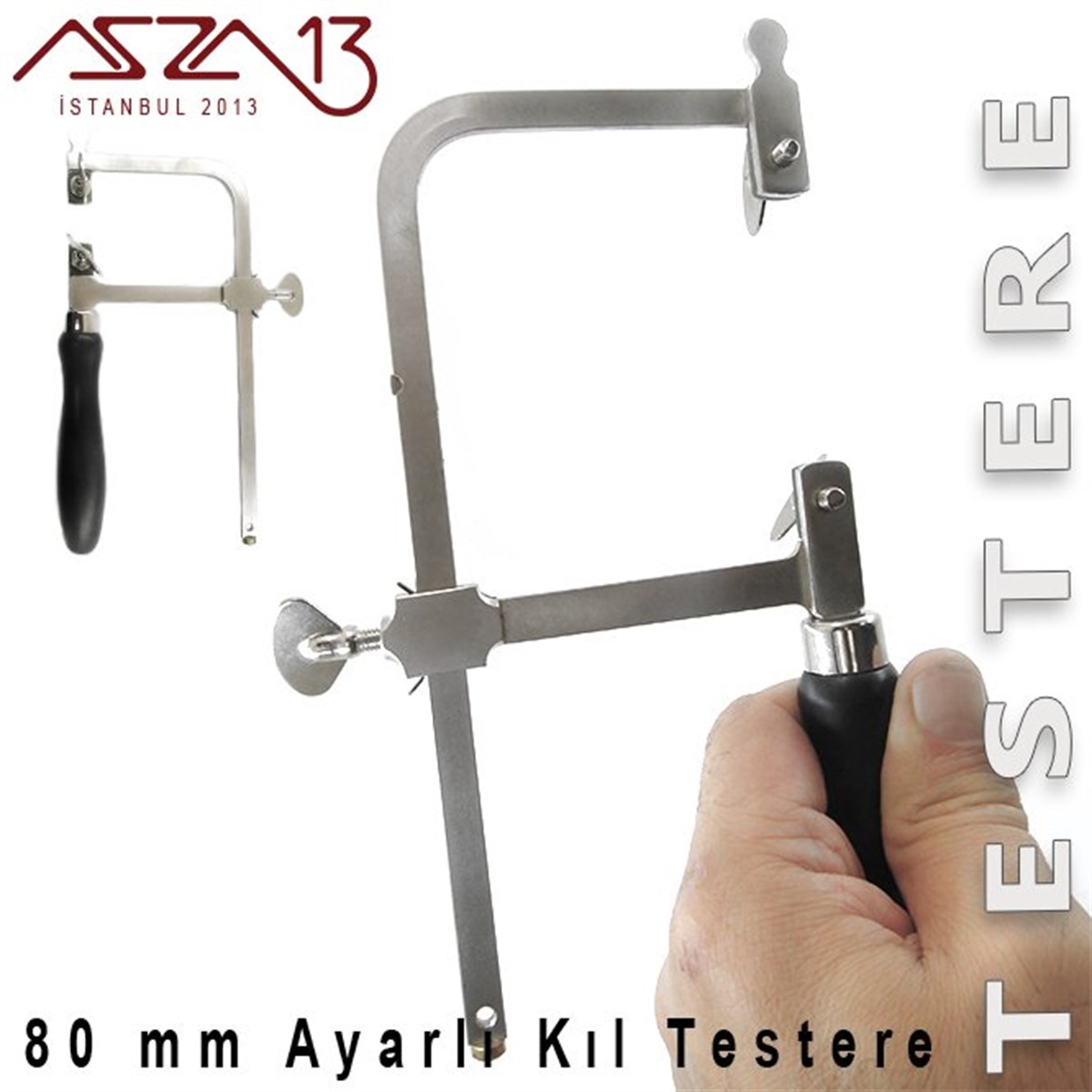 Kıl TestereALET, ARAÇ ve GEREÇHerkules''Herkules'' Alman Kıl Testere, 80 mm, Ayarlı