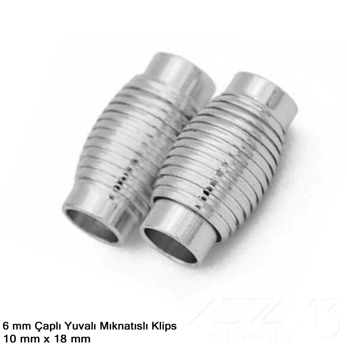 Klips, Kilit  / Mıknatıslı KlipsMıknatıslı Kilit, KlipsMarkasız06.Tm.61.Kt.135Klips - Mıknatıslı, Silindirik - Yuvalı ve Rodyum Kaplamalı - 6 mm / 1 Adet