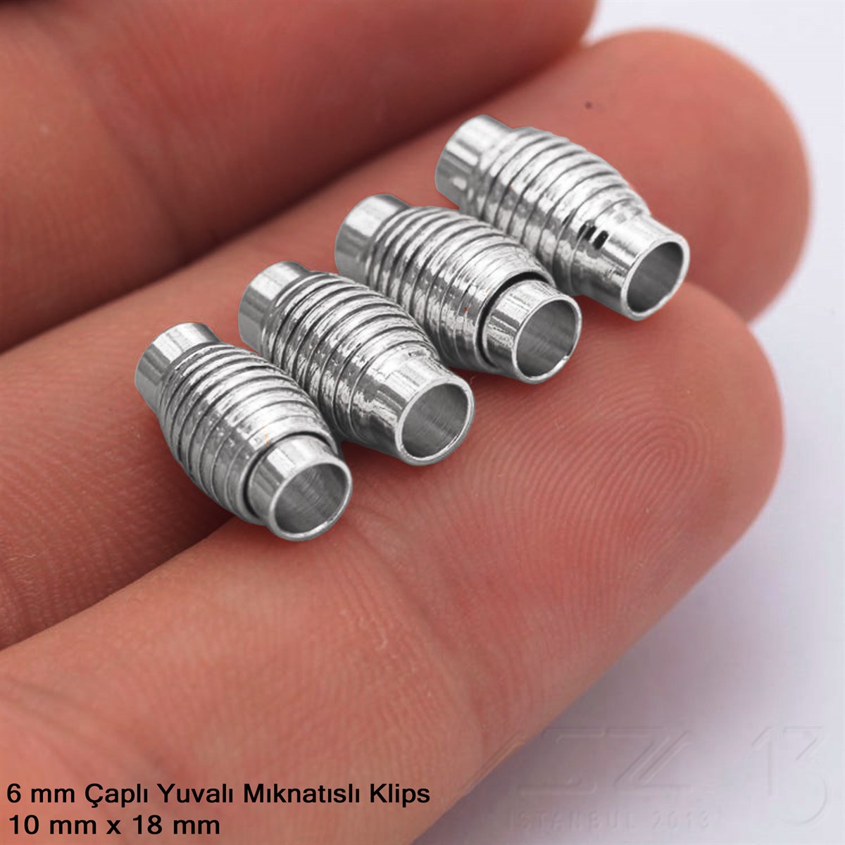Klips, Kilit  / Mıknatıslı KlipsMıknatıslı Kilit, KlipsMarkasız06.Tm.61.Kt.135Klips - Mıknatıslı, Silindirik - Yuvalı ve Rodyum Kaplamalı - 6 mm / 1 Adet