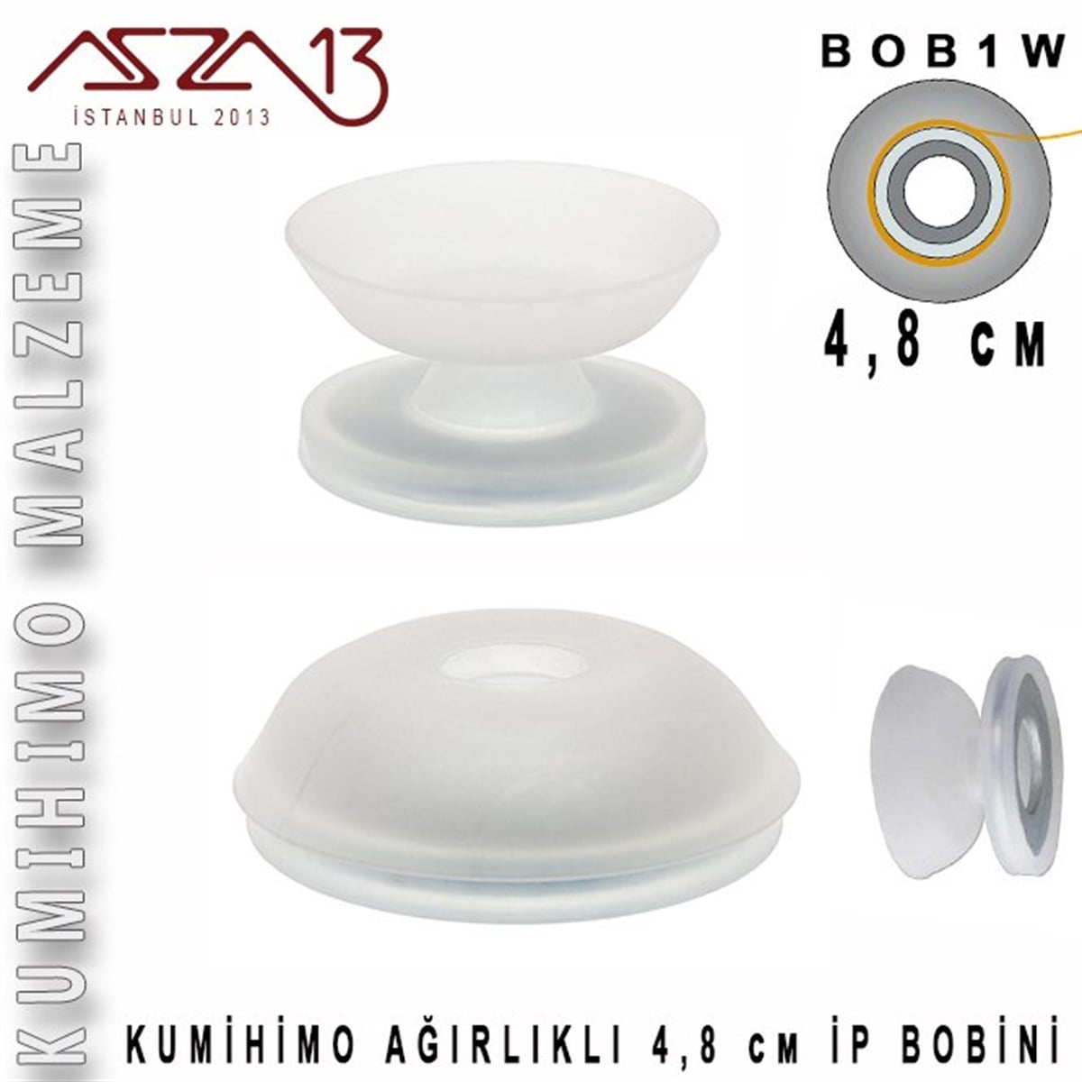 Kumihimo BobinALET, ARAÇ ve GEREÇBeadSmithKumihimo Bobin (Ağırlıklı) 4,8 cm / Paket içeriği 1 Adet