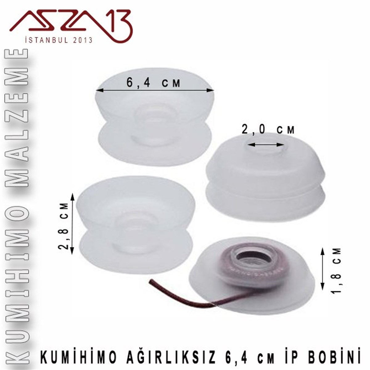 Kumihimo BobinALET, ARAÇ ve GEREÇBeadSmithKumihimo Bobin (Ağırlıksız) 6,4 cm / Paket içeriği 1 Adet