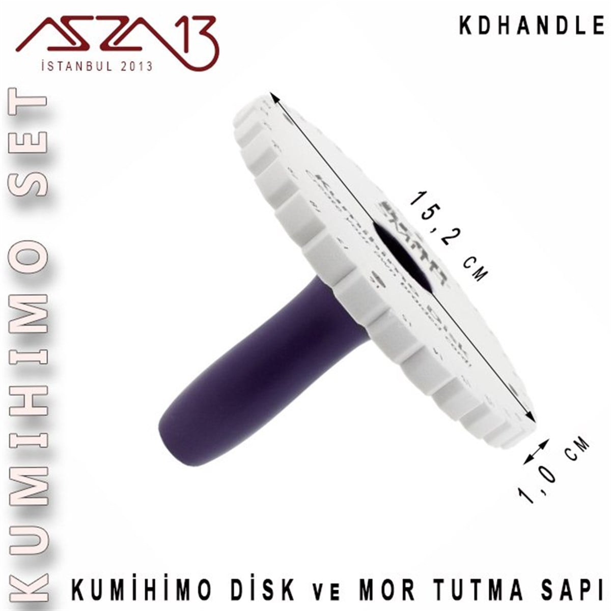 Kumihimo Disk ve Tutma SapıALET, ARAÇ ve GEREÇBeadSmithKumihimo Disk (15,2/1 cm) ve Mor Tutma Sapı